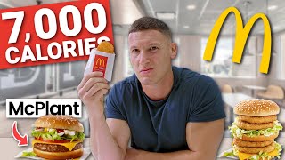 Eating EVERYTHING I've never tried from McDonald's *7,000 CALORIES*