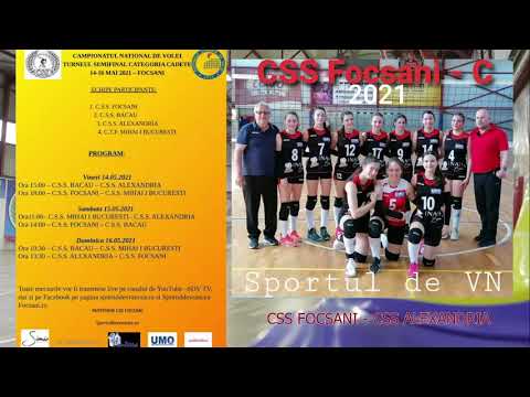 Live SDV TV - Volei CSS FOCSANI- CSS  ALEXANDRIA