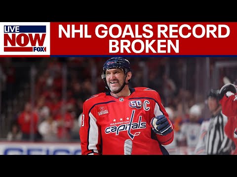 Video | Alex Ovechkin breaks Wayne Gretzky's NHL career goals record | LiveNOW from FOX