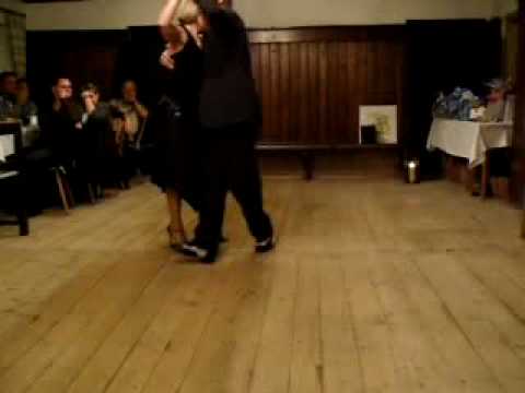  Christian Seyb  and  Helga Seyb  are  dancing  to  the  tango  "  Amarras  "