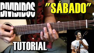 Como tocar &quot;Sábado&quot; de Divididos Tutorial Guitarra acústica/criolla acordes rasgueo riff punteos