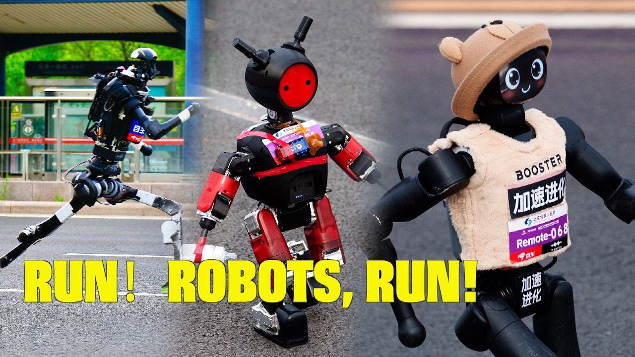 Humanoid robot half marathon runs as testing ground for real-world applications