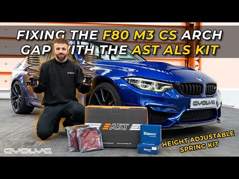 Fixing the stance of the F80 M3 CS with an AST ALS spring kit - Install + Driving Review