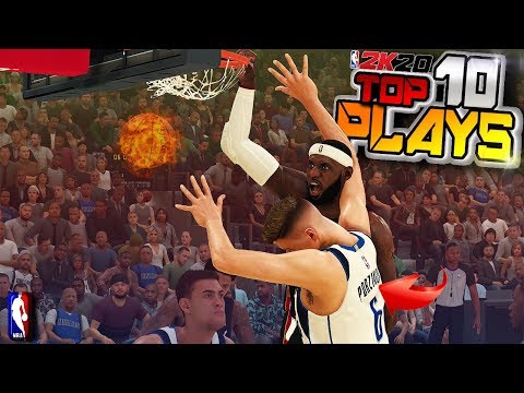 NBA 2K20 TOP 10 PLAYS #8 RARE Posters, Ankle Breakers & More