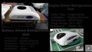 Roof Top Engine Driven/Electric Refrigeration Units For Vans