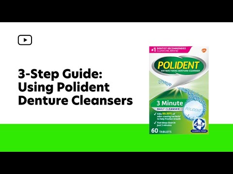 Polident Foaming Denture Cleaner