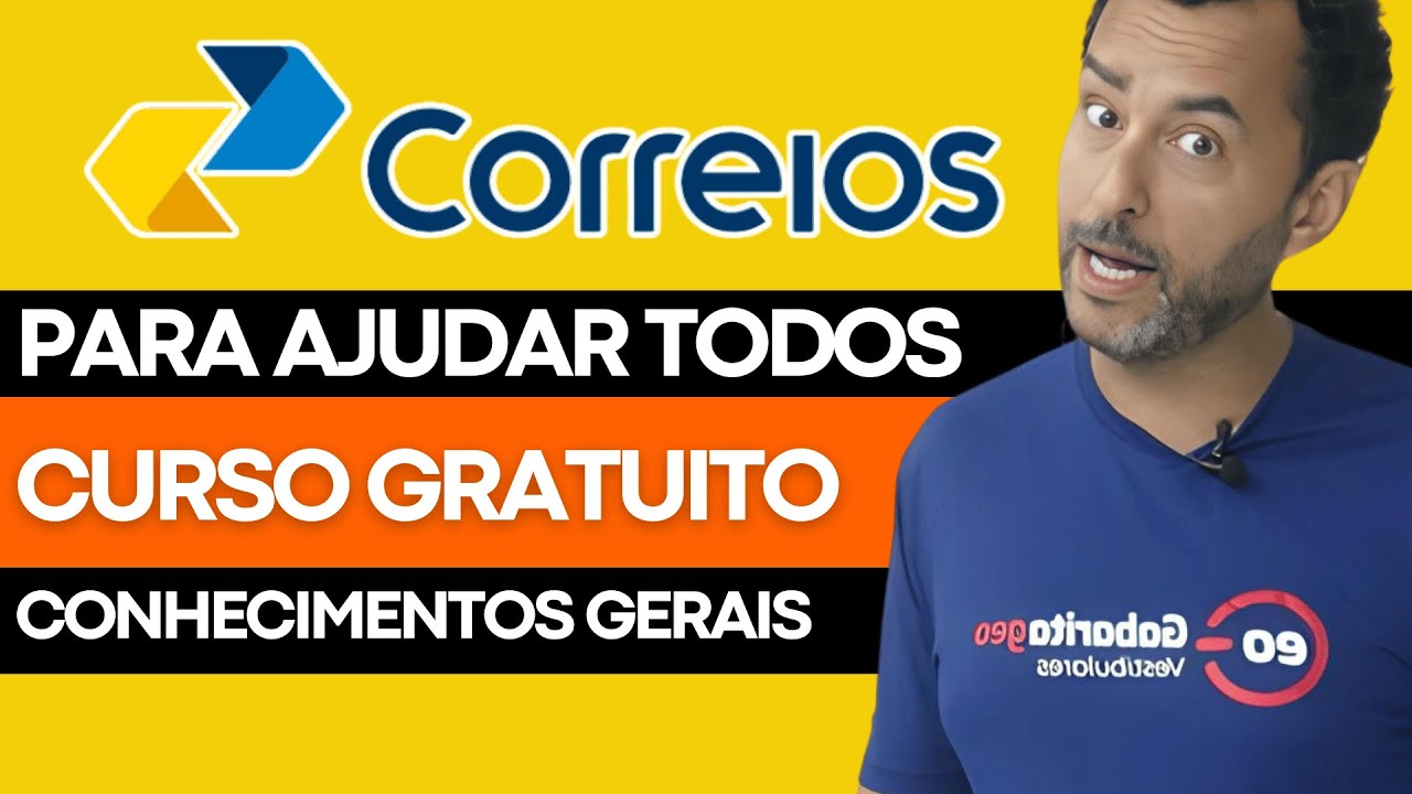 CONCURSO CORREIOS 2024 | LIBERADO! CURSO GRATUITO!