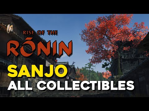 Rise Of The Ronin Sanjo All Collectible Locations (All Cats, Shrines, Treasures...)