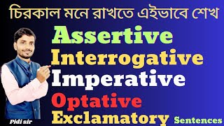 Types of Sentences in Bengali | Assertive,Interrogative, Imperative,Optative, Exclamatory Sentence |