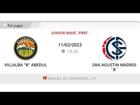 Junior masc D VILLALBA ABEDUL - SAN AGUSTIN