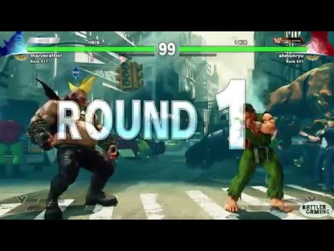 Street Fighter V [Ranked] - tharimrattler (Birdie) vs Ahmunryu (Ryu)