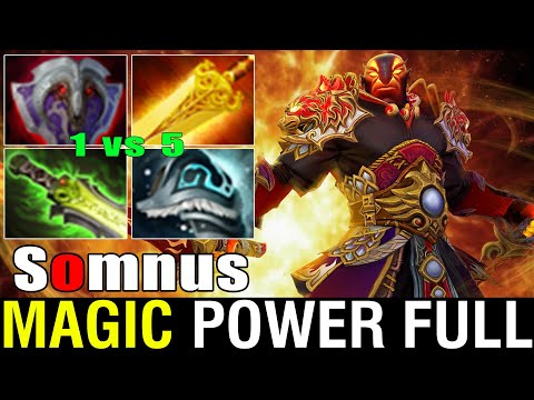 Somnus [Ember Spirit] Magic Power Full Ez Insane DMG Destroyed Naga | Dota2 Pro Highlights 7.32e