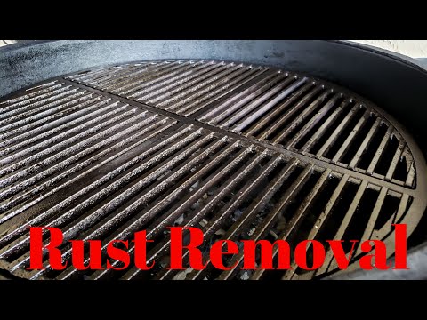 How To Clean and Season Rusted Cast Iron Grill Grates