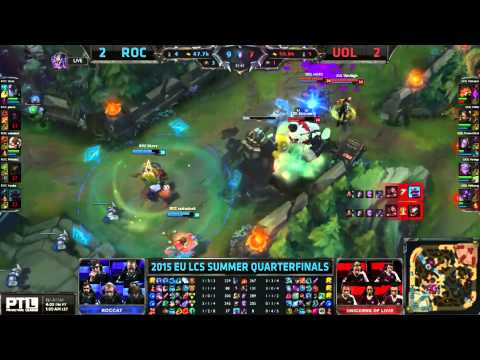 EPIC Teamfight! - ROC vs UOL - EULCS Summer Playoffs - Quarterfinals Day 2