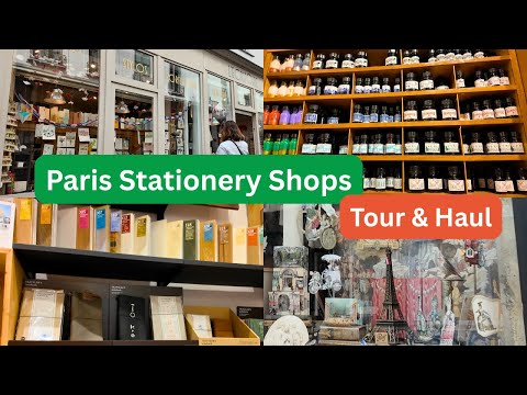 Paris Stationery Shops ✏️🇫🇷 tour & haul