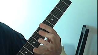 Allan Holdsworth. Material Real/Material Unreal. Alternative fingering for small hands