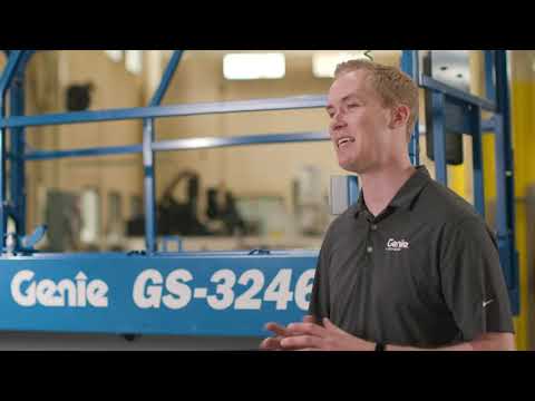 Product Video | Genie® |  GS™ E Drive Slab Scissor Lifts-Walkaround