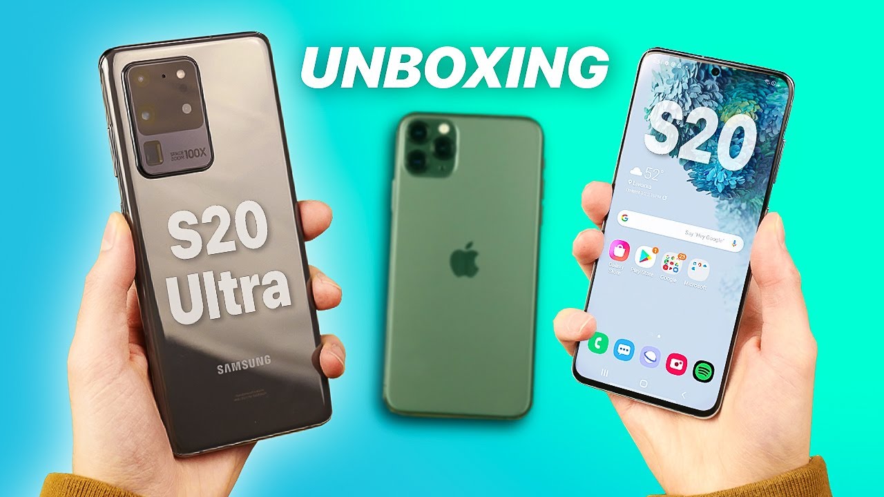 Samsung Galaxy S20 and S20 Ultra Unboxing | An iPhone 11 Pro Max User's Thoughts