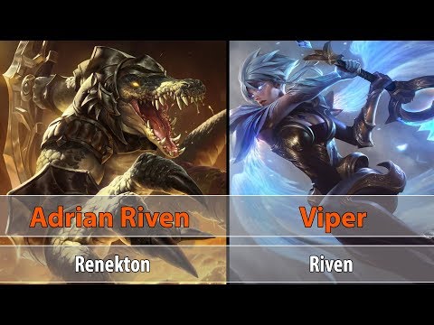 [ Adrian Riven ] Renekton vs Riven [ Viper ] Top - challenge Rank