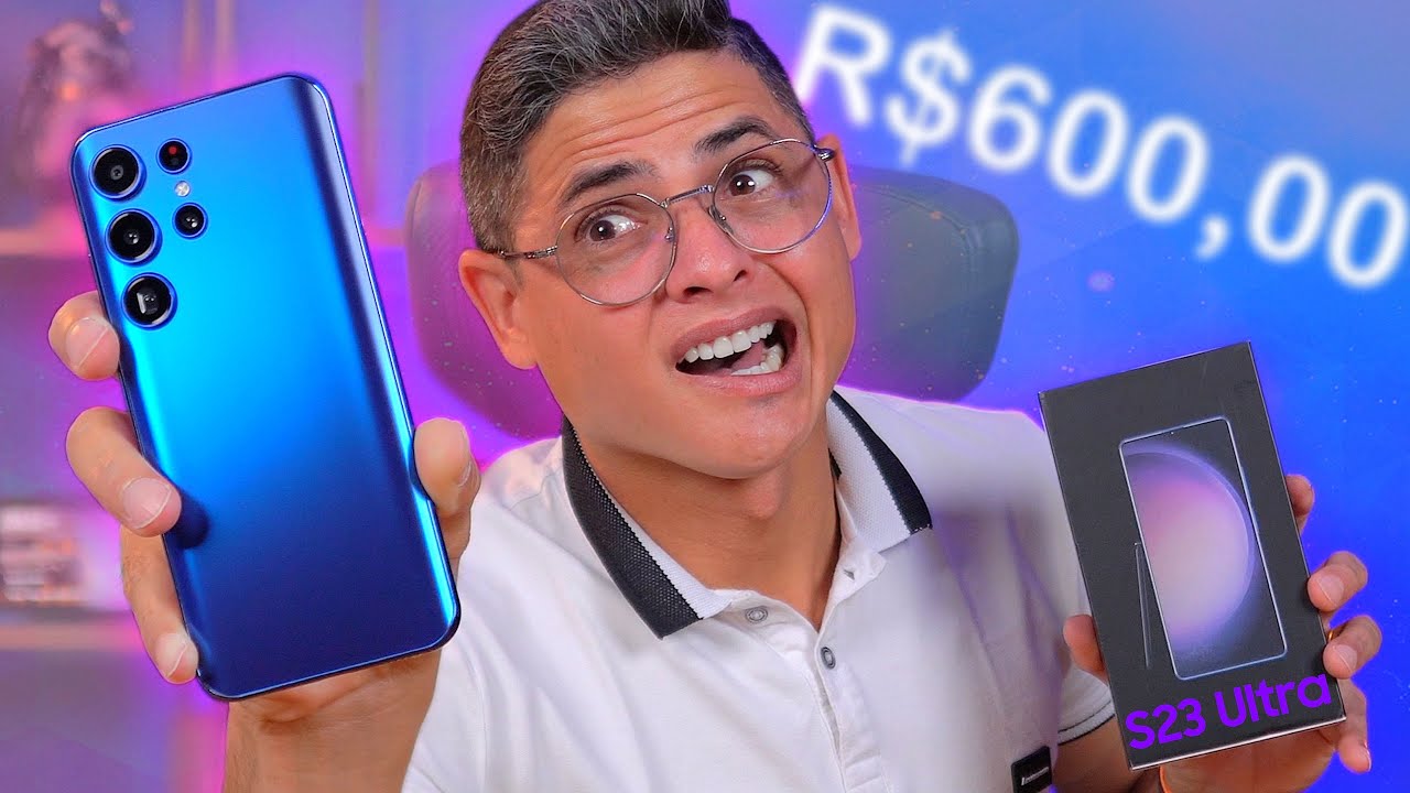 COMPREI um Galaxy S23 Ultra por R$690 e ME LASQUEI TODINHO! Veja que SMARTPHONE TOP 🤡