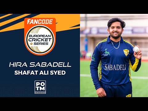 POTM: S.Ali Syed - MIB vs HIS | Highlights | FanCode ECS Spain, Barcelona 2022 | ECS22.712