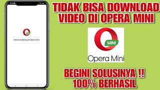Download lagu How to Fix the Problem of Not Being Able to Download Videos in Opera Mini mp3