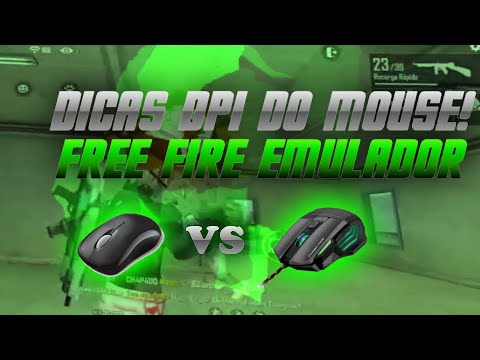 DICAS MOUSE DPI FREE FIRE EMULADOR! #proff