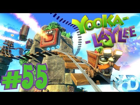 Let's Play Yooka-Laylee (pt55) Galleon Galaxy - Kartos Ride the Rails