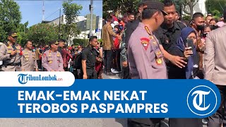 Warga Terobos Paspampres demi Berfoto dengan Kapolri Jelang Kirab Kaesang - Erina