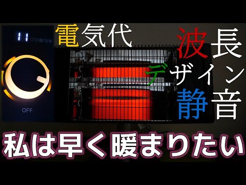 【遠赤外線暖房機】ダイキンのセラムヒートがやってきた。体の芯まで温かいぜ！デロンギ ERFT11WS-H【ふぶきテトラ】