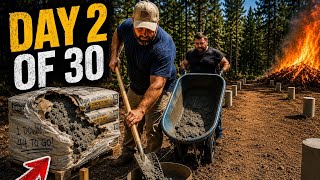 Pouring 2 Tons Of Concrete Nearly Broke Us