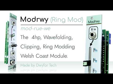 Dwyfor Tech Modrwy - Eurorack DIY Ring Modulator, Waveshaper, Wavefolder, Analogue Multipler - PANEL/PCB image 3