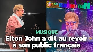 Le concert d’Elton John à l’Accor Arena était son dernier en France après 52 ans de carrière