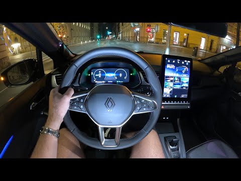 RENAULT CAPTUR 2026 (UPDATED model, new powertrain) - NIGHT POV test drive & REVIEW