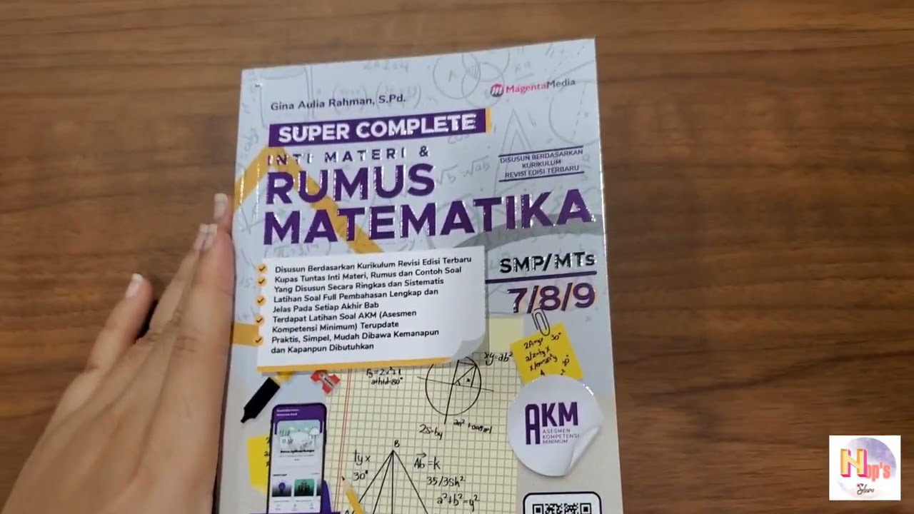 Review Super Complete Inti Materi Rumus Matematika SMP/MTS | Buku Rumus MTK SMP Kl. 7 8 9