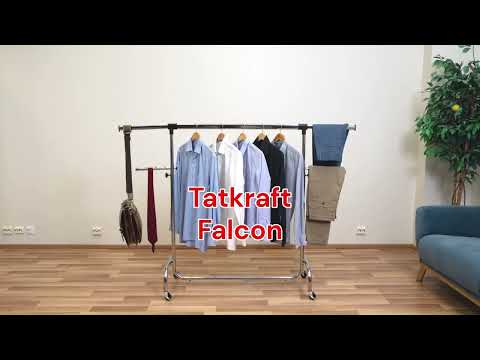 Petit appartement ? Ce portant à vêtements extensible est la solution | Tatkraft Falcon
