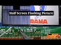 PANORAMA LED TV Half Screen Flashing Picture LED TV Half Screen Vertical Line