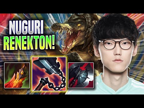 NUGURI IS A GOD WITH RENEKTON! - DK Nuguri Plays Renekton TOP vs Ornn! | Season 2022