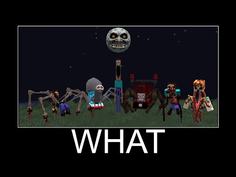 Compilation Scary Moments part 1 - wait what meme in Minecraft