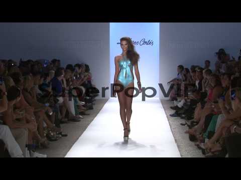 Models walk the runway at the Dolores Cortes show at Merc...