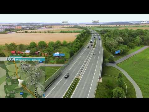 ŘSD ČR - Dálnice D35 Vysoké Mýto - Džbánov