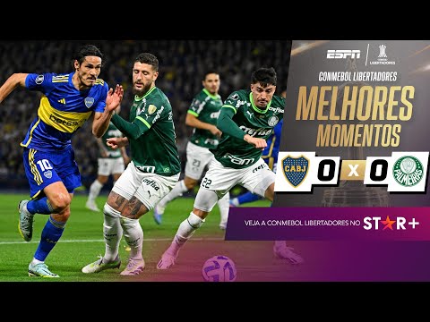 Gols e lances de Boca Juniors x Palmeiras