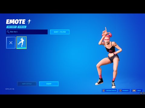 Take The L emote is back but...😨