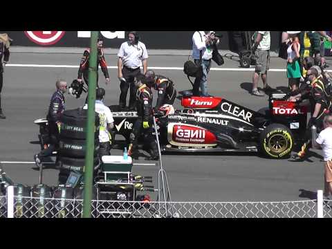 F1 Hungaroring 2013 .- before the race - you can not see on TV