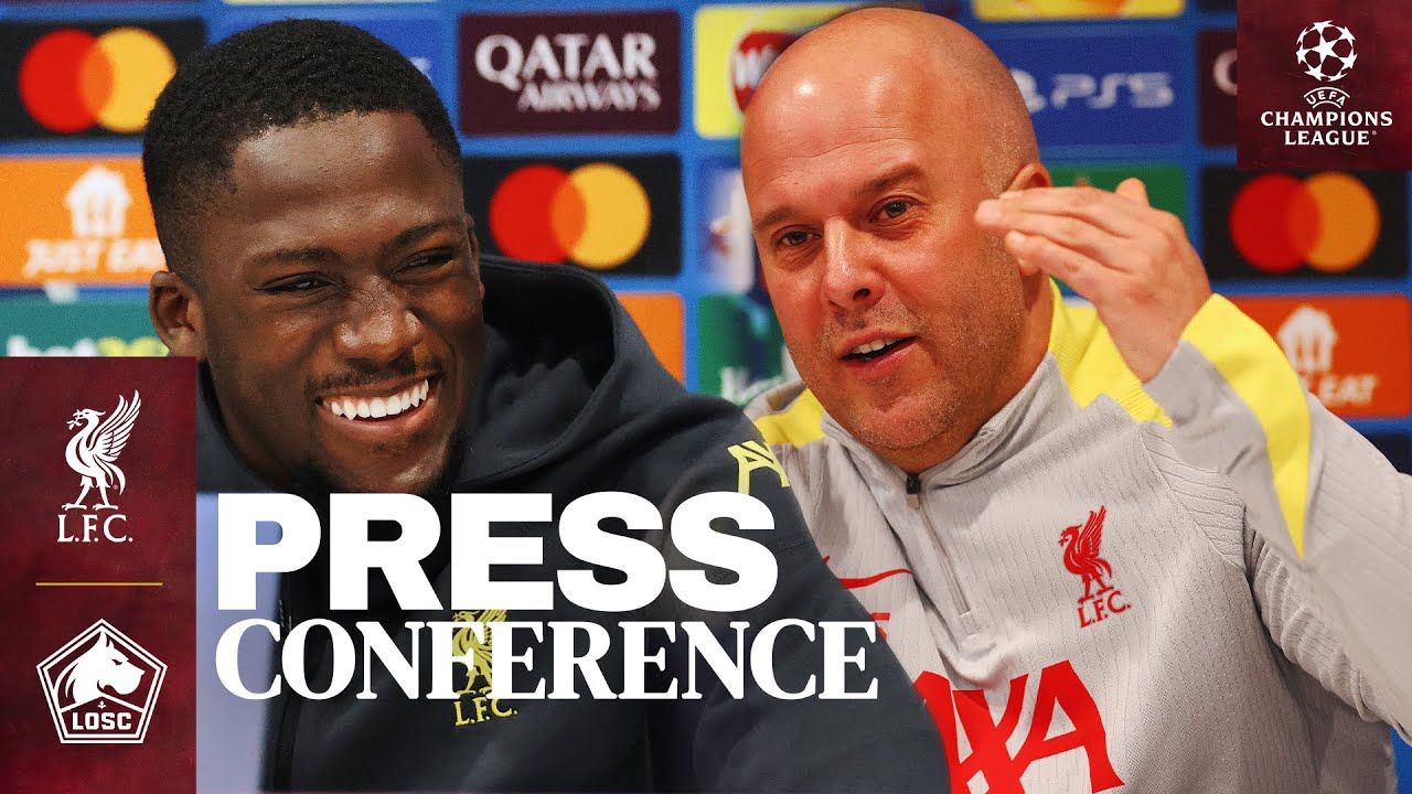 Live UEFA Champions League Press Conference: | Liverpool vs Lille