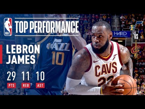LeBron James Passes Larry Bird For Most Career Triple Doubles  vs The Utah Jazz