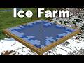 How To Build A Simple Ice Farm For Infinite Ice Blocks