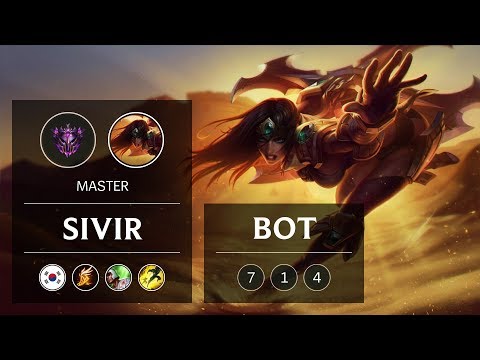 Sivir ADC vs Caitlyn - KR Master Patch 9.3