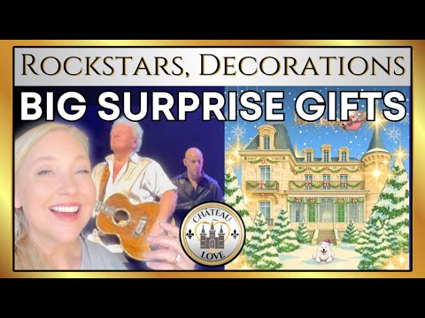 Château Christmas Magic: 2 HUGE Surprises, Decorating & Onstage with@AirSupplyMusicOfficial!🏰 💖