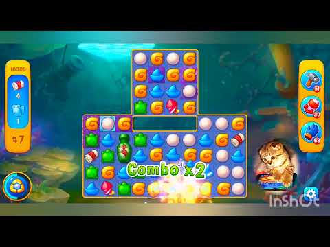 Fishdom 2022, no Boosters,  10309  level  -  прохождение без бустеров,  10309  уровень.